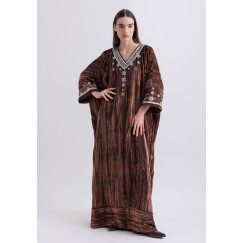 Caramel Velvet Sahara Kaftan