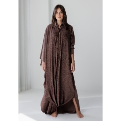 Brown Twisted Shall kaftan
