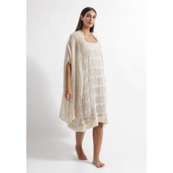 Cream Towel Coverup Set