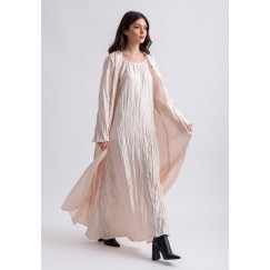 Seashell Sleeveless Dress and Full Length Jacket Set