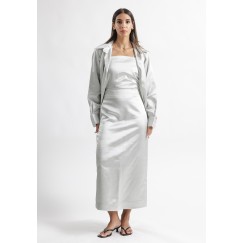 Silver Grey Three-Piece Set