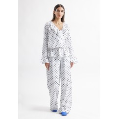Black and White Top and Pants Set