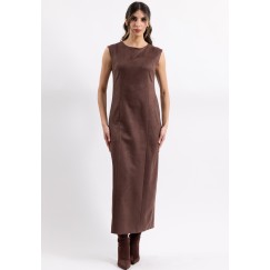 Espresso Suede Dress 