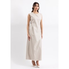 Sand Leather Dress 