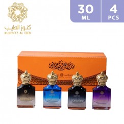 Kunooz Al Teeb Mini Perfume 4 x 30 ML