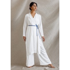 White Side Tie Set