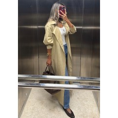 Beige Trench Coat