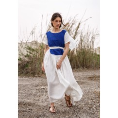White And Blue Dress 