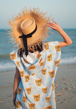 Elegant Straw Hat with Black Ribbon