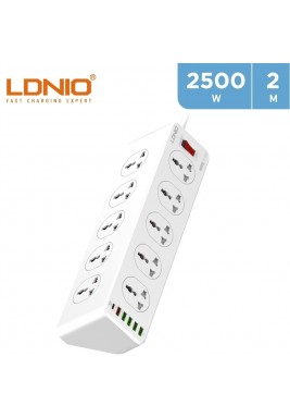 Ldnio 10 Outlet Power Strip with 6 USB Output (1 PD, 1 QC 3.0)