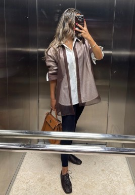 Double Shirt with Tulle 