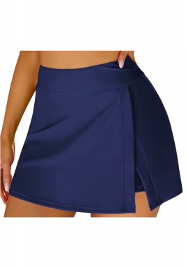 Blue Swim Skort