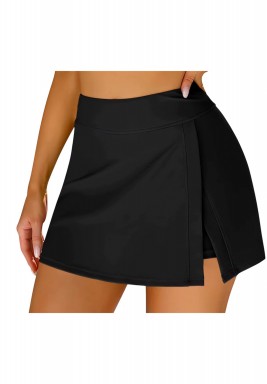 Black Swim Skort 