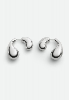 Mini Drop Earrings - Silver