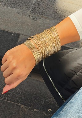 Gold Bangles Set