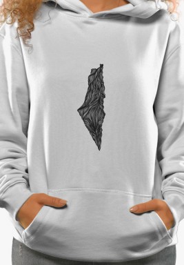 Palestine Map Hoodie 