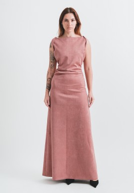 Blush Suede Dress