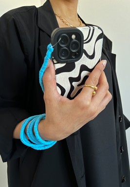 Aqua Blue Phone Strap