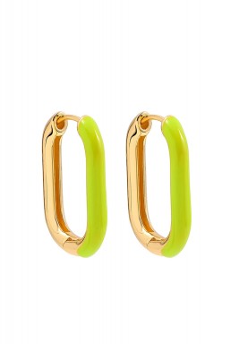 Yellow Greenish Earrings