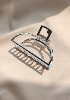 Klaws - Silver Open Claw Metallic Clip - Silver