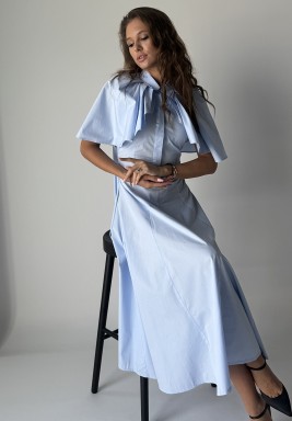 Wing - Shoulder Midi Dress