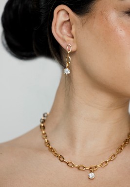 Gold Chain Earrings
