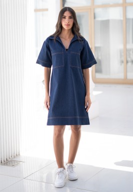Blue Denim Dress