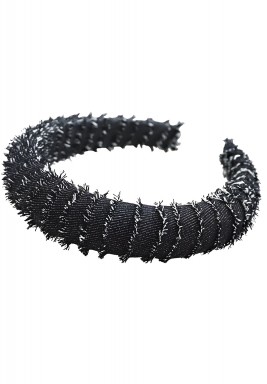 Black Jeans Hair Band