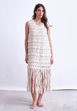Beige Beach Dress 