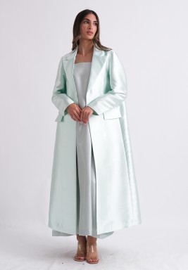 Mint Green Dress & Blazer Set