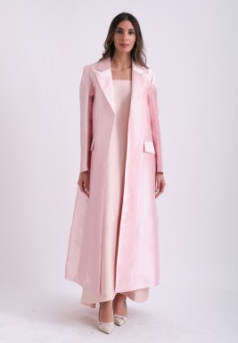 Hot Pink Dress & Blazer Set