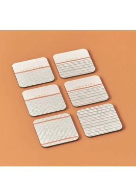 Bella Maison Serenity Coasters Set 10 x 10 cm - 6 Pieces