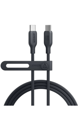 Anker USB-C to USB-C Cable Bio-Based 0.9m/3ft 140W - Black