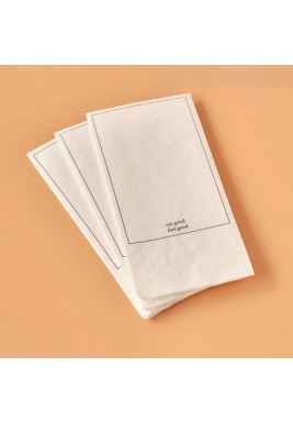 Bella Maison Good Napkin ( White ) 33 x 33 cm - 25 Pieces