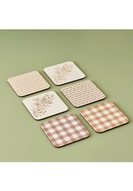 Bella Maison Pavia Coasters Set 10 x 10 cm - 6 Pieces