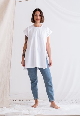 White Short Sleeves Tee