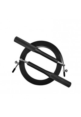 Hima Black Adjustable Aluminum Jump Rope