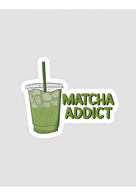 Matcha addict Stickers