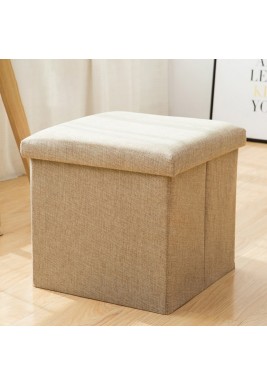 Medium Ottoman Storage Box by Taw9eel Essentials - Apricot