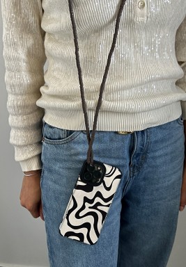 Dark Gray Phone Strap