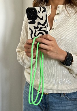 Neon Green Phone Strap