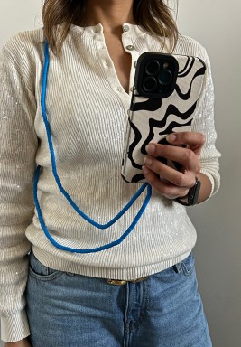 Cobalt Blue Phone Strap
