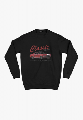 Black 1970 Shelby GT500 Sweatshirt 