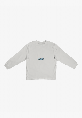 White Porsche Long Sleeve T-shirt 