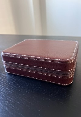 Brown Leather Watches Box