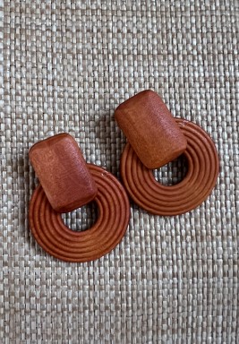 Brown Earrings Effect