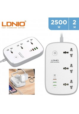 LDNIO Wi-Fi Smart Power Extension 3 Outlets +1 PD +1QC 3.0 + 2 USB