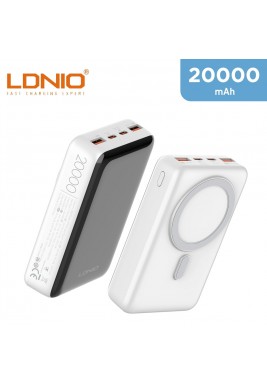 LDNIO 15W Magnetic wireless charging Power Bank 20000mAh