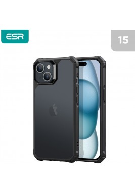 ESR Air Armor Clear Case For iPhone 15 - Frosted Black