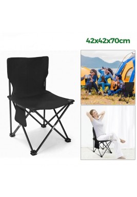 Kashta Outdoor Folding Chair Black 42 x 42 x 70 cm